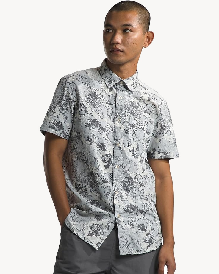 Рубашка TNF S/S Baytrail Pattern Shirt